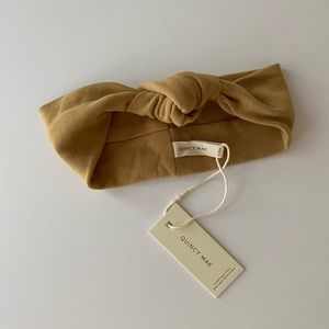 Quincy Mae Honey Jersey baby turban | size 0-12 mo